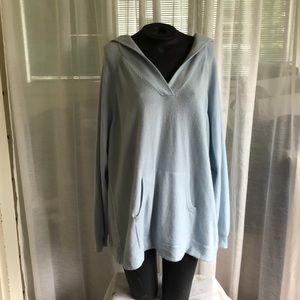 Hooded cashmere sweater